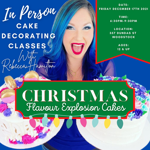 In Person Cake Decorating Class: Friday December 17th