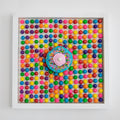 The Rainbow Bubble Gum Donut Original 3D Art Piece